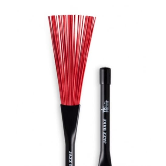 Baqueta Vassourinha Vic Firth Jazz Rake BJR Nylon Retrátil - Original Made in USA