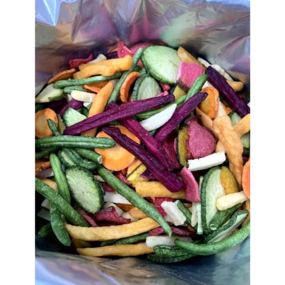 Mix de Vegetais Desidratados com Sabor Natural Crocante