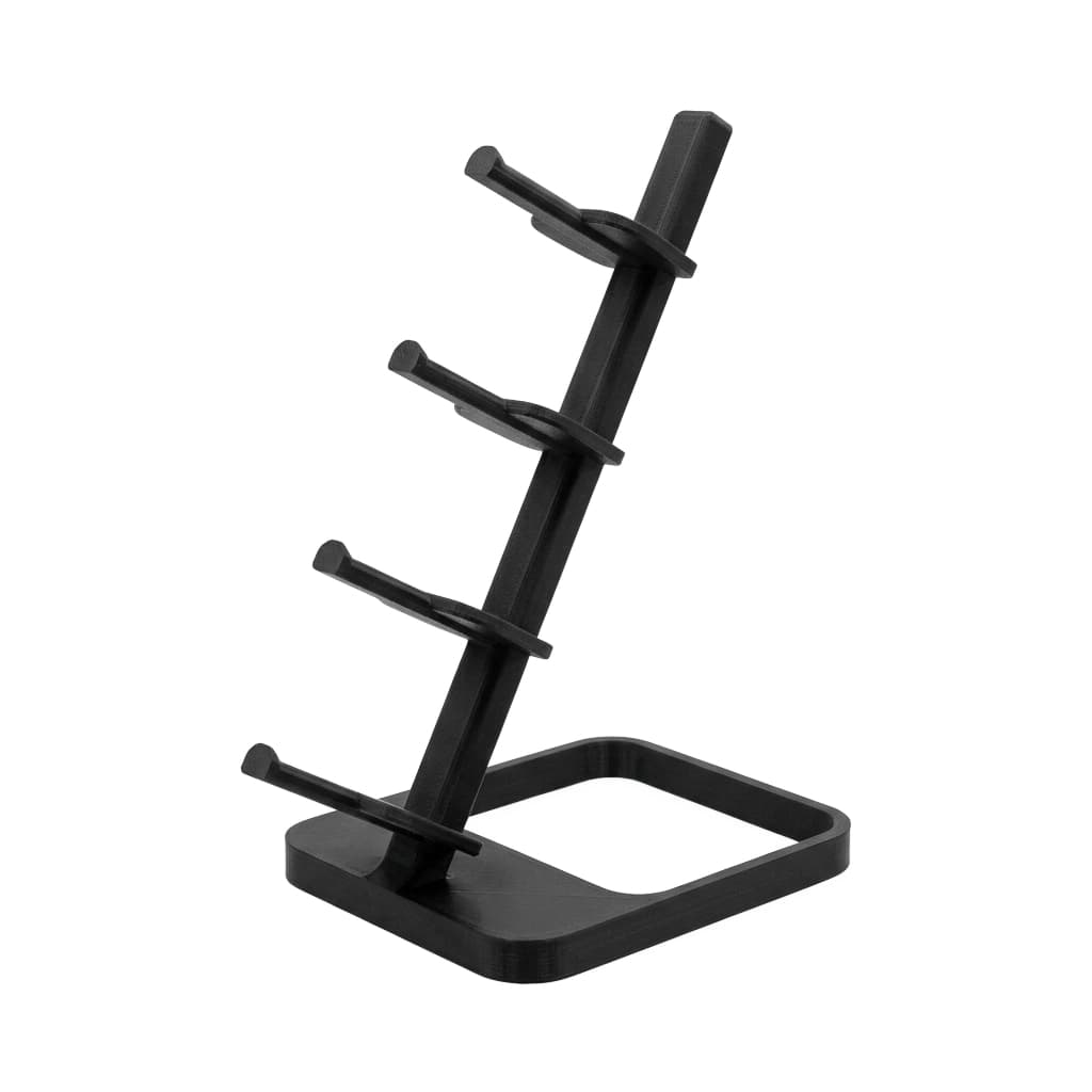Kit 10 peças Expositor Para Óculos De Mesa Organizador Expositor 4 Andares Branco Preto