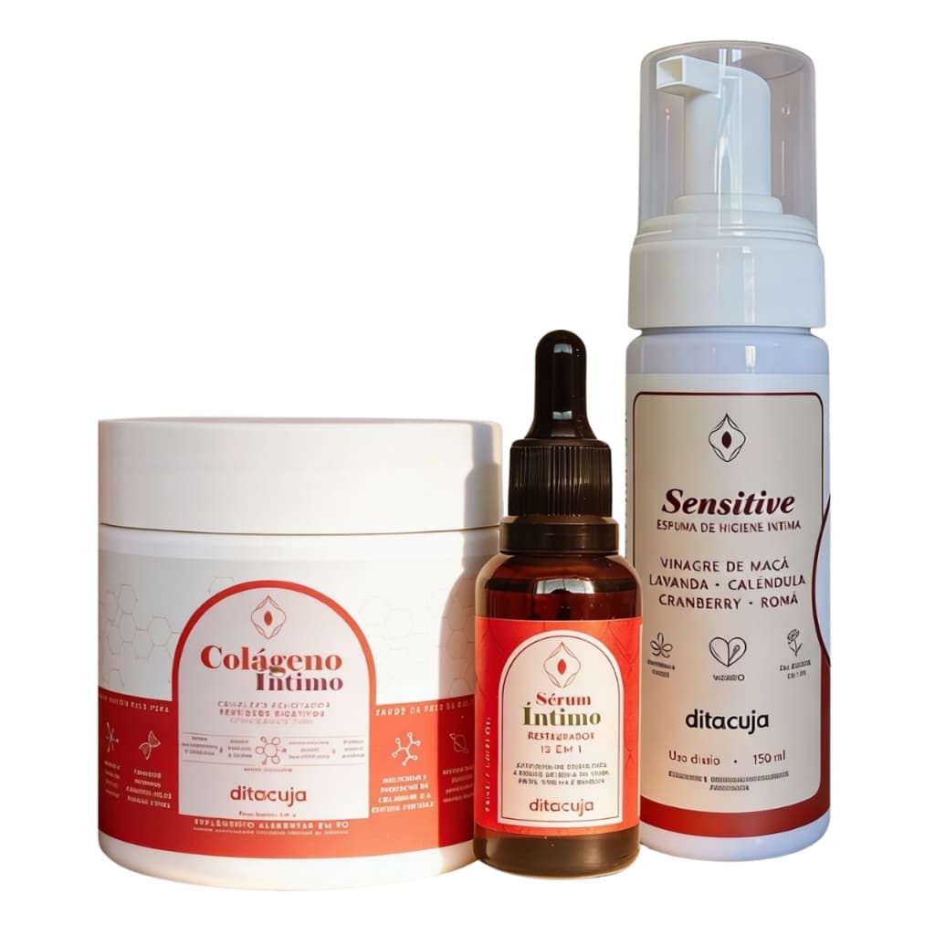 Protocolo Ressecamento Íntimo | 3 Produtos | Hidratação Profunda e Regeneração