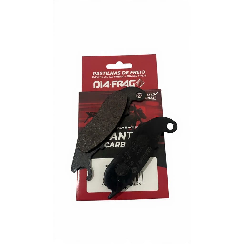 PASTILHA DE FREIO DIANTEIRA DIAFRAG TITAN FAN 150 2009 A 2015 FAN 160 YAMAHA FAZER 250 2016