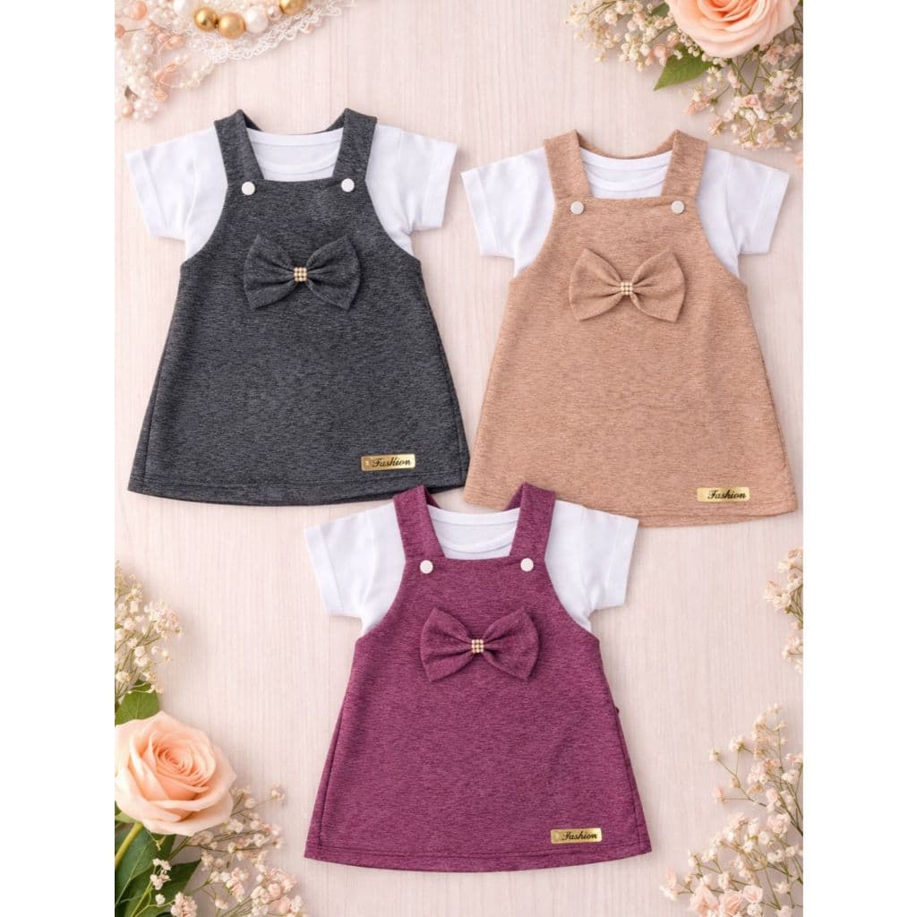 Conjunto Jardineira + Camisa Sofia