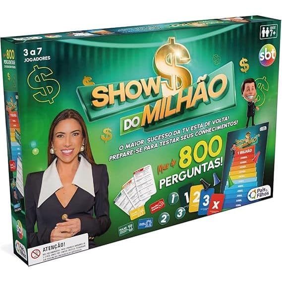 Jogo Show Do Milhão De 800 Perguntas E Respostas Divertidas