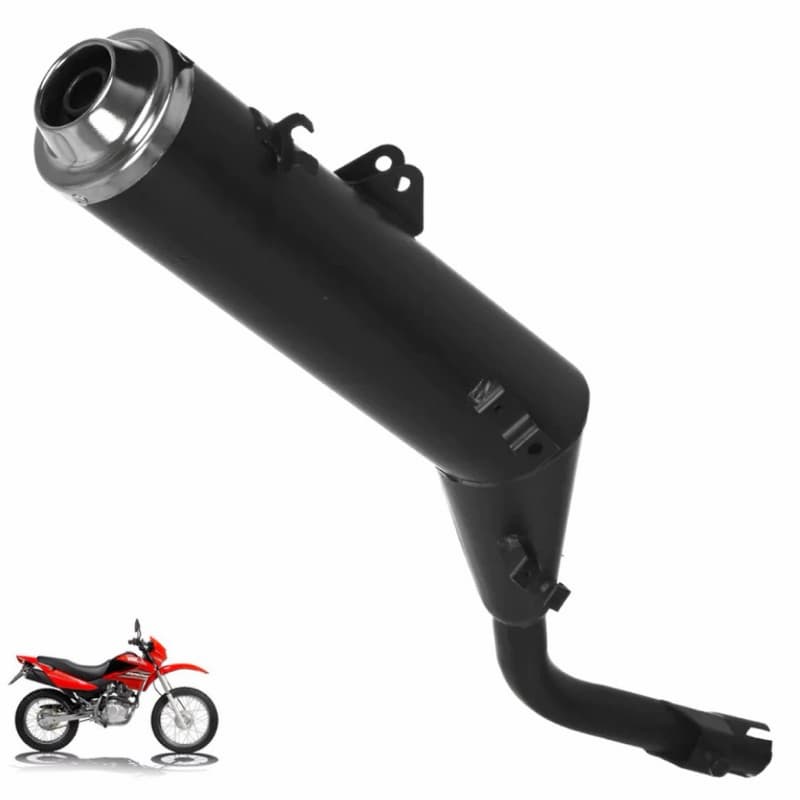 ESCAPE PONTEIRA  MODELO HONDA NXR 125 e 150 BROS 2003 a 2008  NOVO