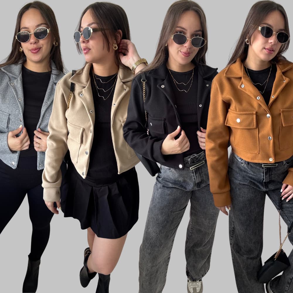 Jaqueta Feminina lã batida Bomber Casaco de Inverno qualidade premium