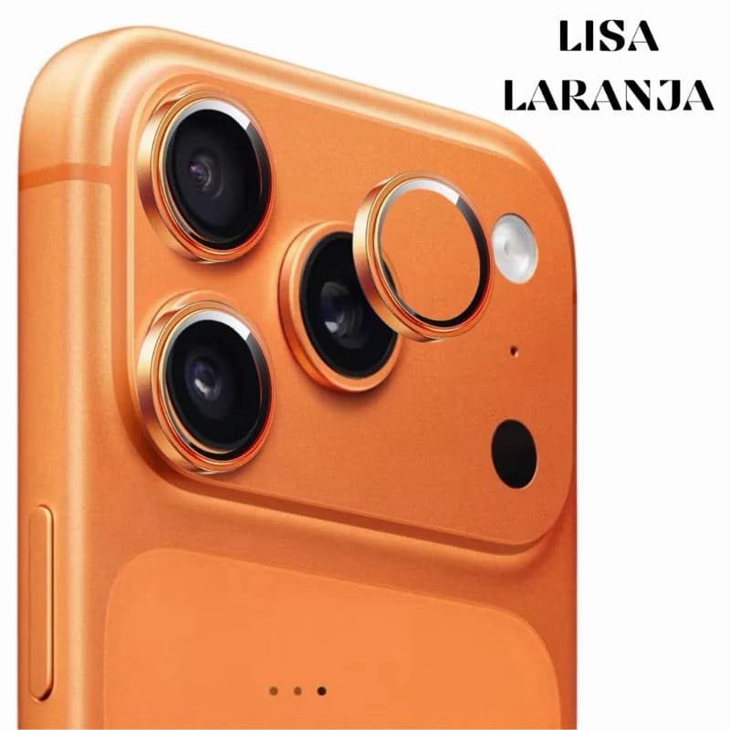 Película câmera strass Lisa iPhone 17Pro 17Pro Max.