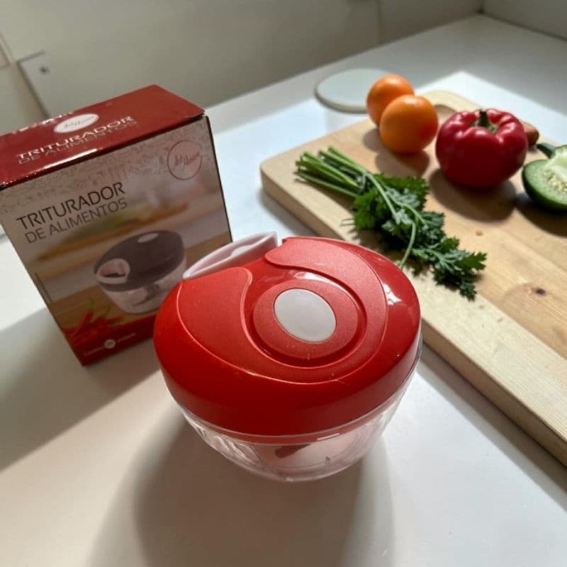 Processador De Alimentos Manual Inox 500ml