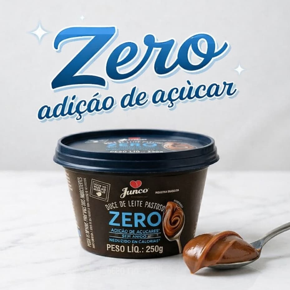 Delicioso Doce De Leite Zero Açucar 250g - Diet Zero Adição De Açucar Fit Amigo da Dieta