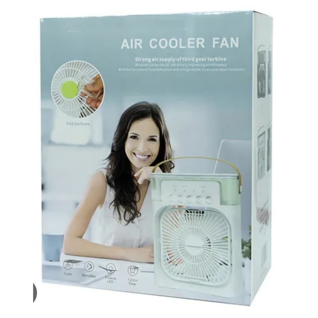 Mini Ventilador e Climatizador de Ar Portátil ou Air Cooler Fan
