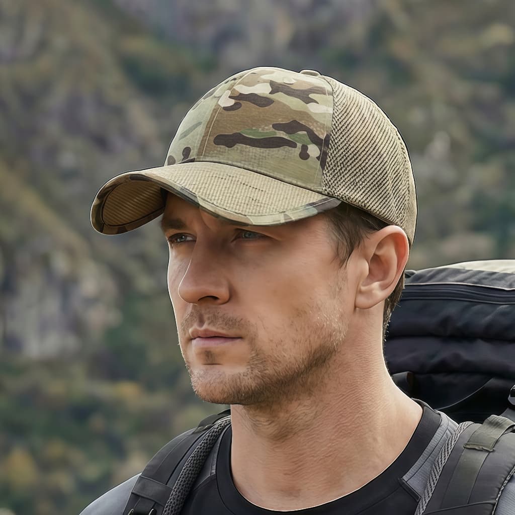Boné de Baseball Camuflado Adequado para esportes ao ar livre Moderno para Homens e Mulheres