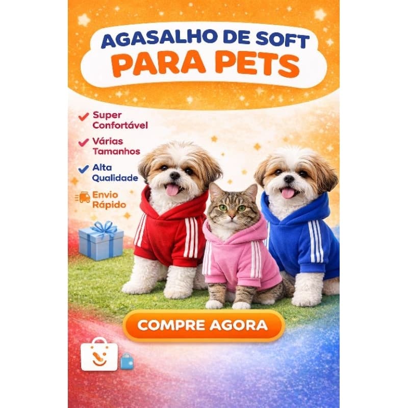 Agasalho para pets/ Roupas de frio para cães e gatos
