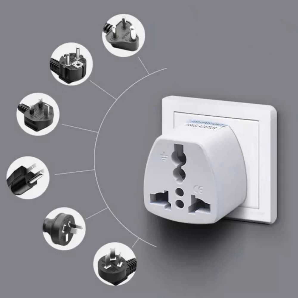 Adaptador Tomada Universal Padrão Europeu Uk Para Brasil