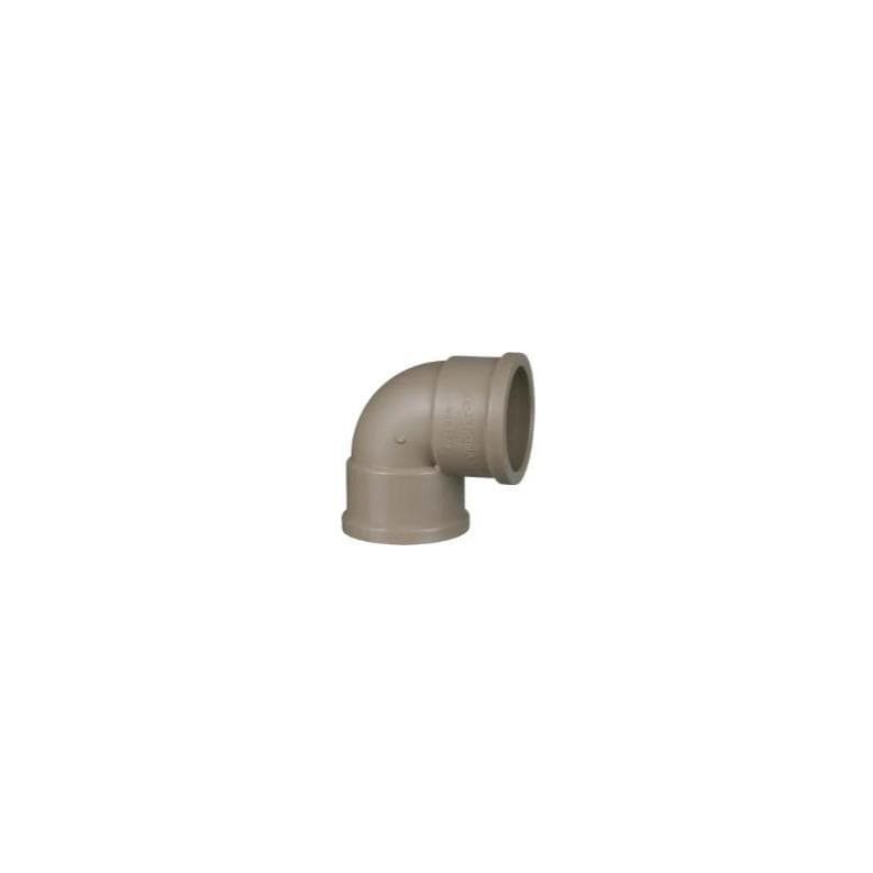 Joelho 90° Soldável 25mm Krona Marrom Pacote 50 Unidades
