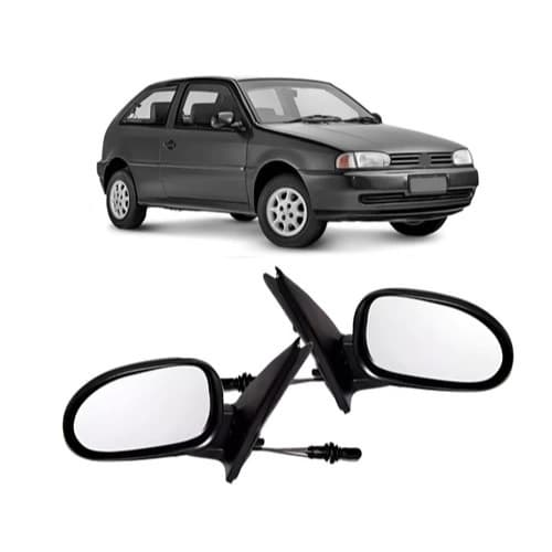 Retrovisor Gol Parati G2 Bola 1995 a 1999 – 2 Portas com Controle Interno
