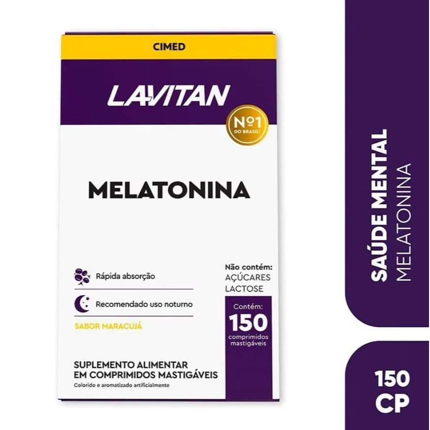 Lavitan Melatonina Sabor Morango 150 comprimidos Cimed