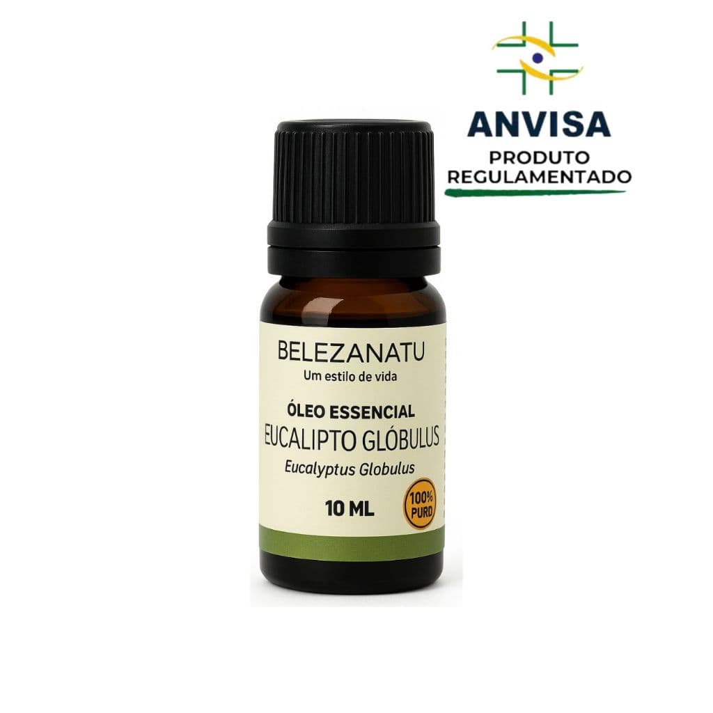 Óleo Essencial Eucalipto Glóbulus 10ml 100% Puro Belezanatu