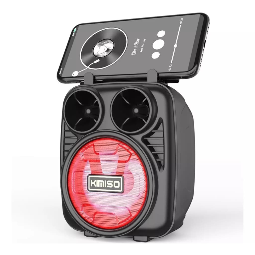 Caixinha De Som Portátil Bluetooth Fm Mp3 Cartão Sd Pendrive KIMISO