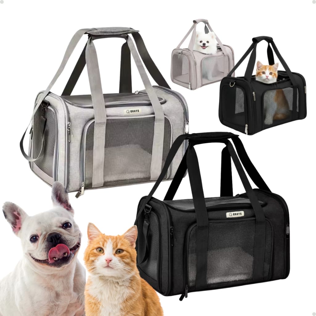Bolsa de Transporte para Pets Quays – Cães e Gatos | Viagem, Avião e Mochila