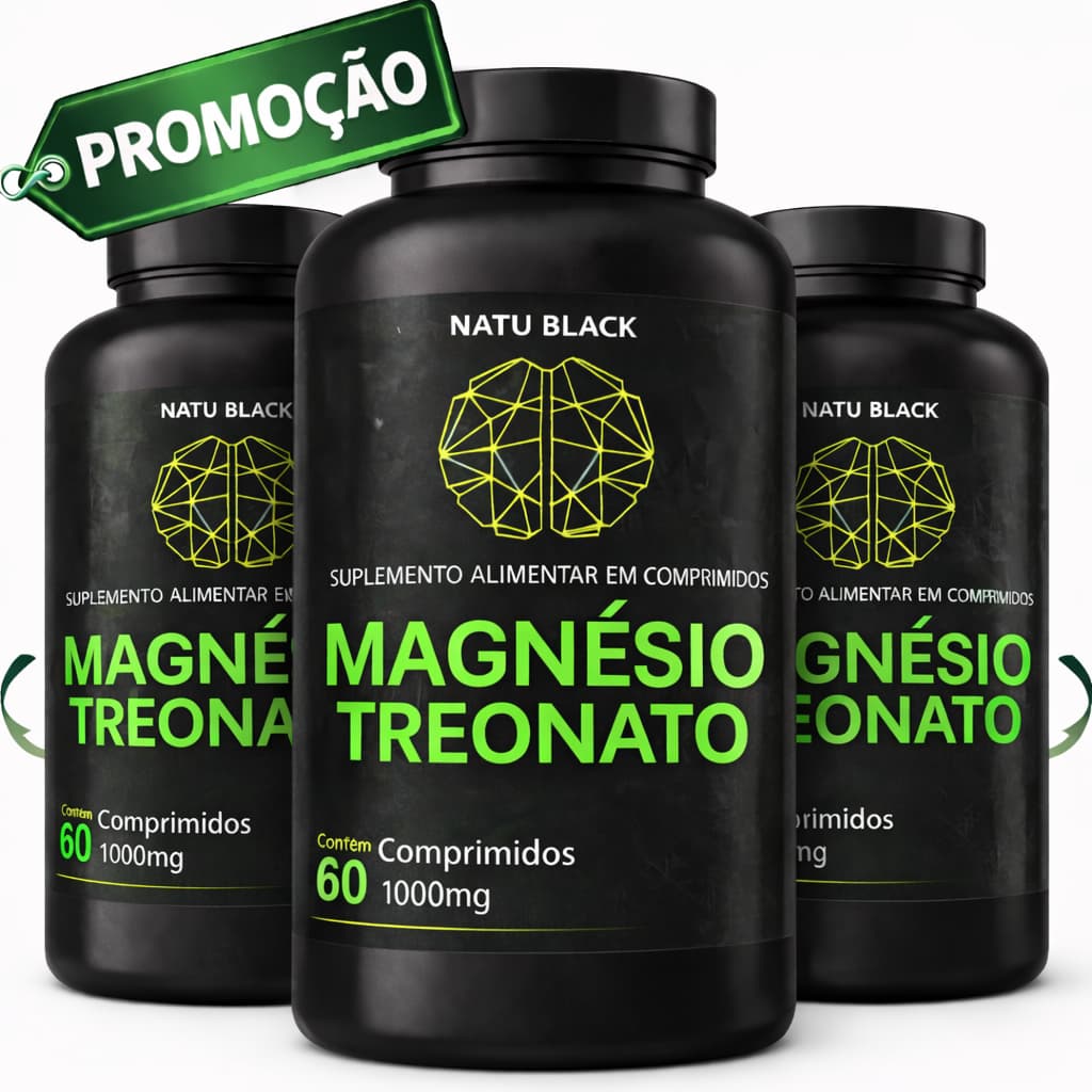Treonato Magnesio Treonina Alta Absorção ORIGINAL Fórmula Avançada  - ENVIO IMEDIATO