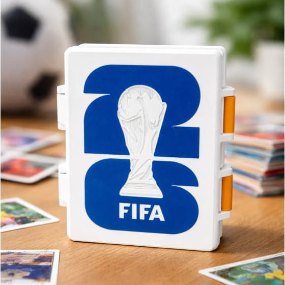 Caixa para Figurinhas da Copa | Organizador de Cards Futebol | Estojo 3D