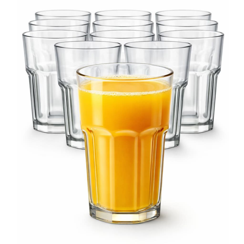 Jogo Copos Bristol 410ml Vidro Nadir Kit Unidades Drink Transparente