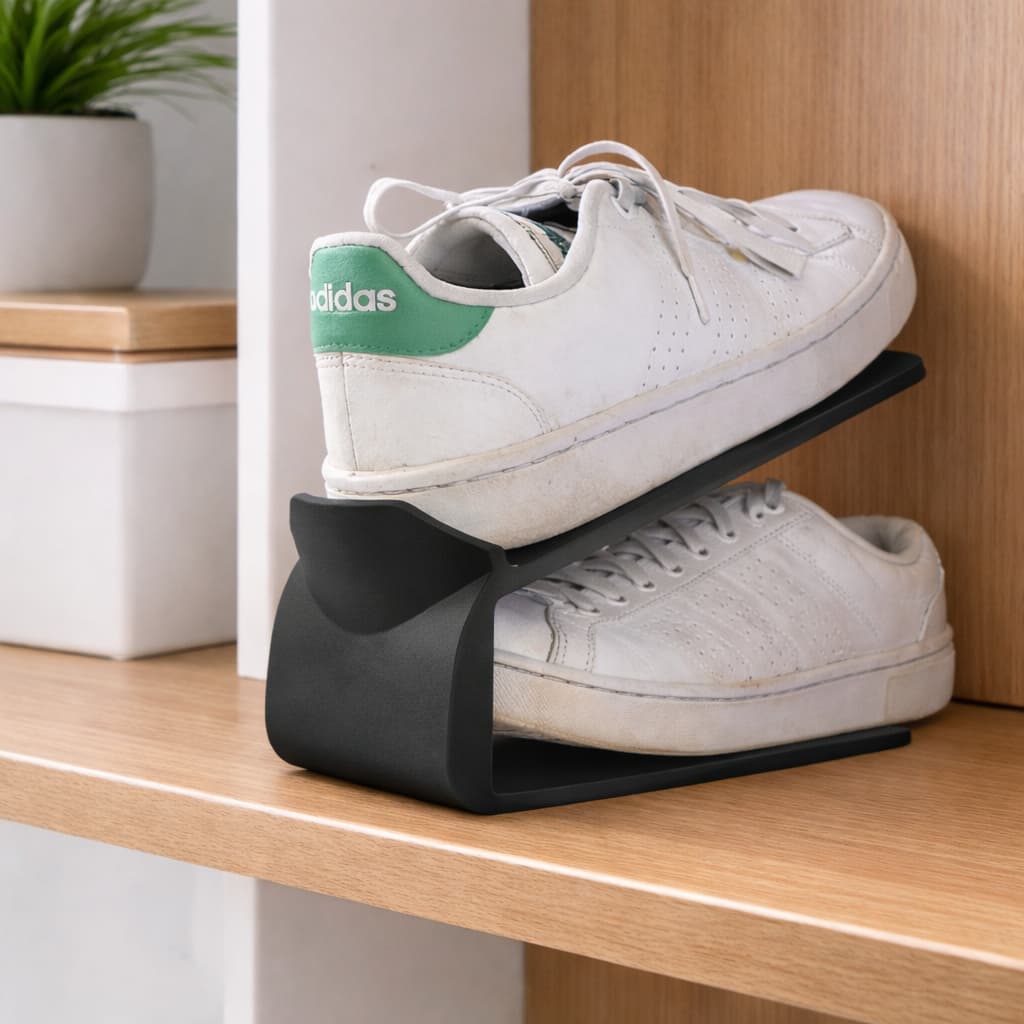 Organizador de Sapatos Ajustável Porta Tênis Sapateira Compacta Economia de Espaço
