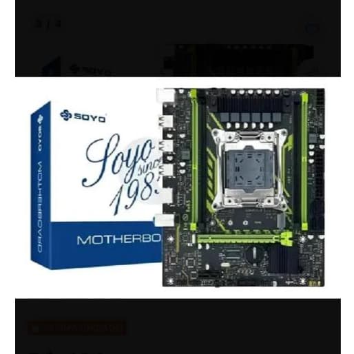 Placa-mãe Soyo X99 Classic X99-8d4 Ddr4,  E5 2600 Séries V4