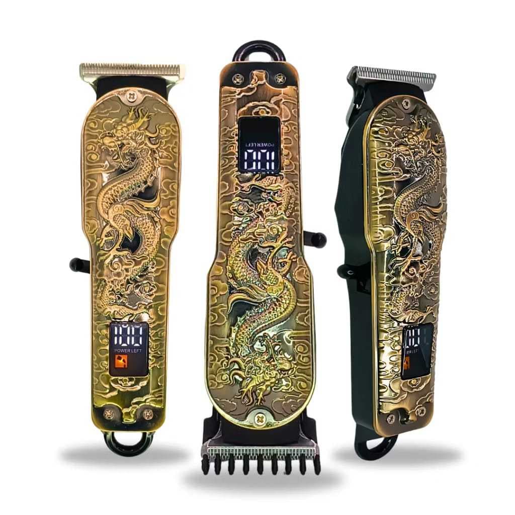 Máquina De Cortar Cabelo Metal Profissional Smart Lcd Barbeador Elétrico dedicada Sem Fio Para Homens salão de beleza