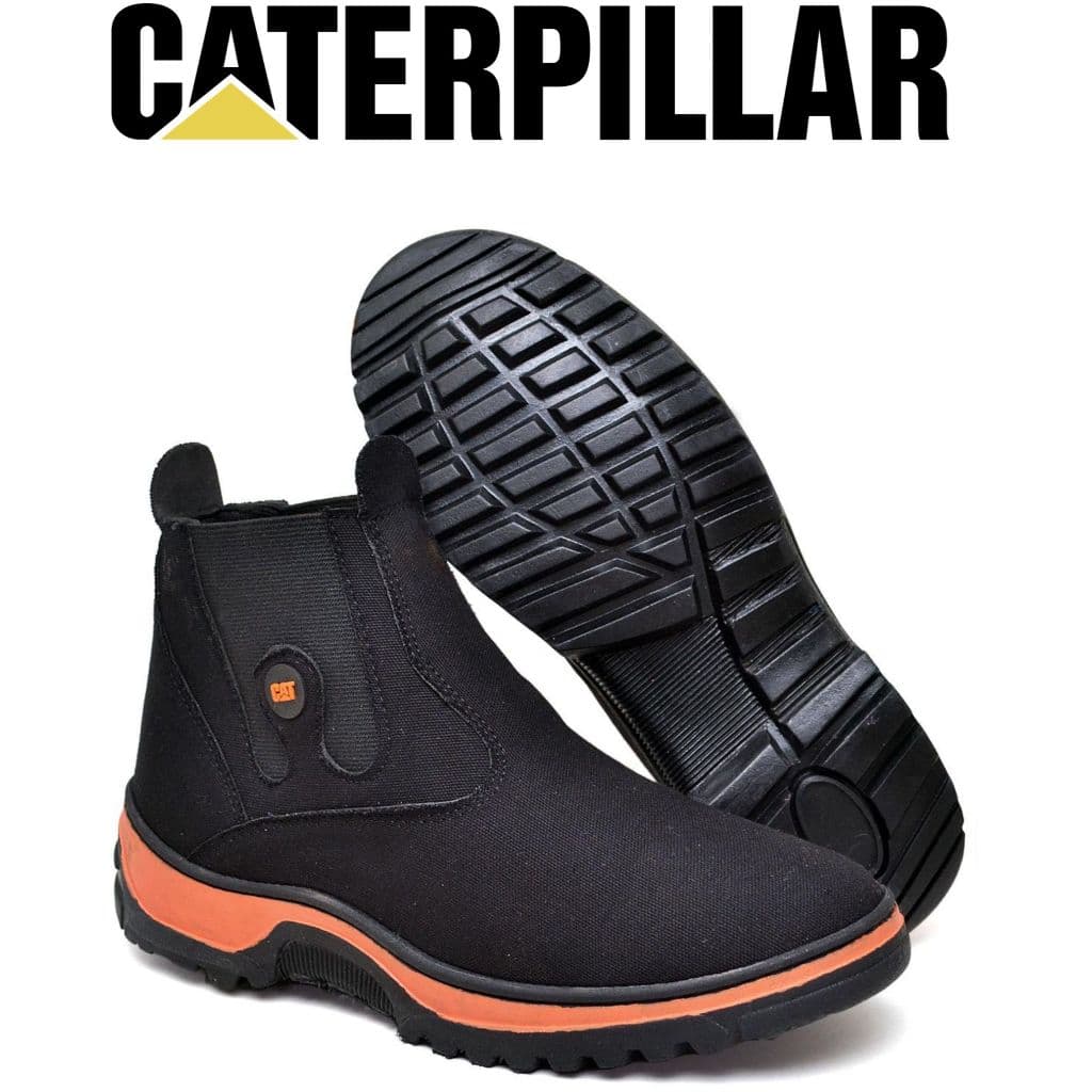 Botina Masculina Bota Texana CAT Texana Calce Fácil Oferta
