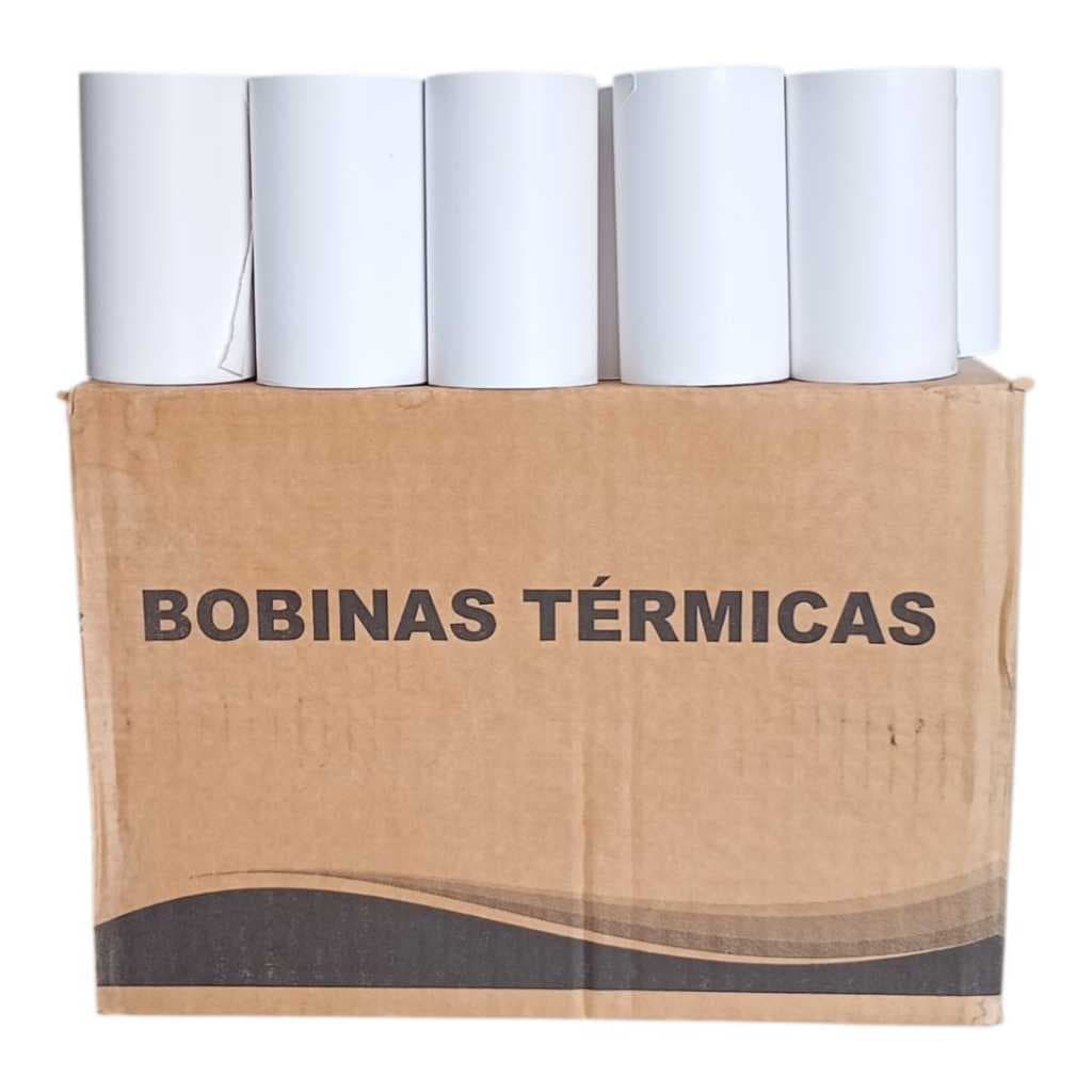 Bobina Térmica 80x30 para Impressora Cupom Fiscal PDV Kits 10 20 30 Unidades