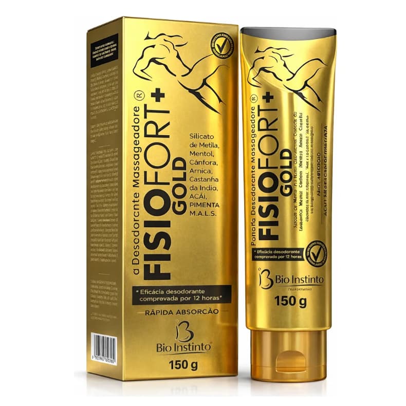 Pomada Fisiofort Gold Alívio Imediato A Dores Musculares