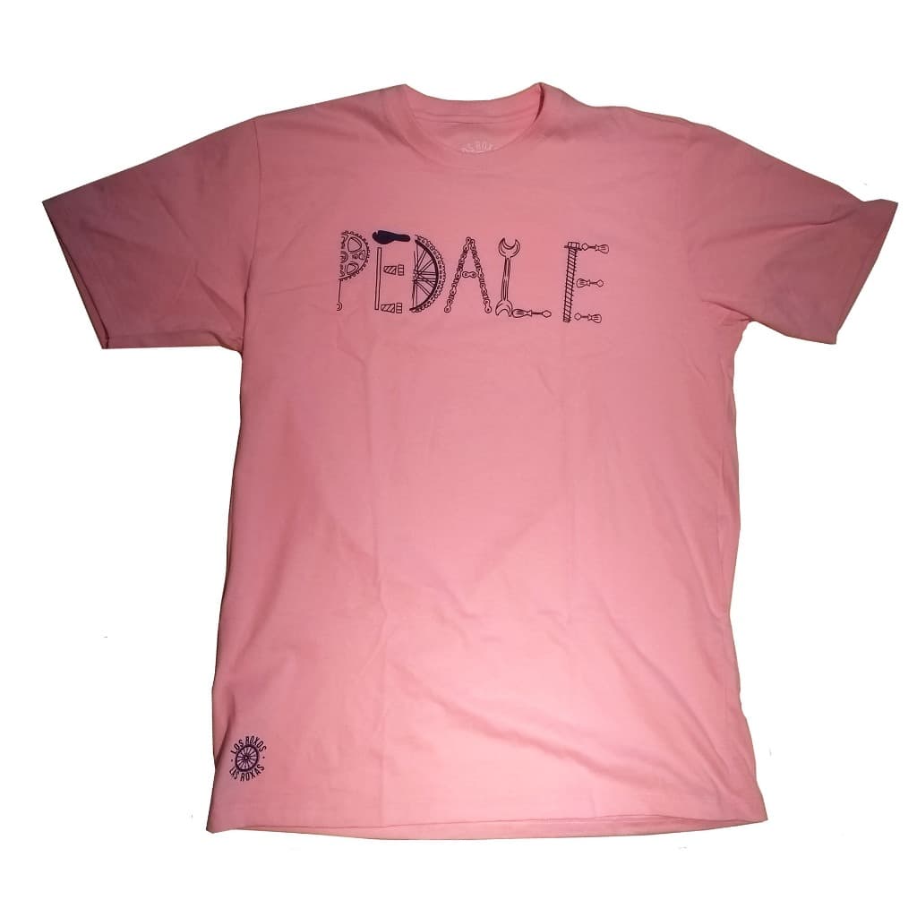 Camisa Ciclismo Casual Bike Rosa 100% Algodão - Tamanho: P