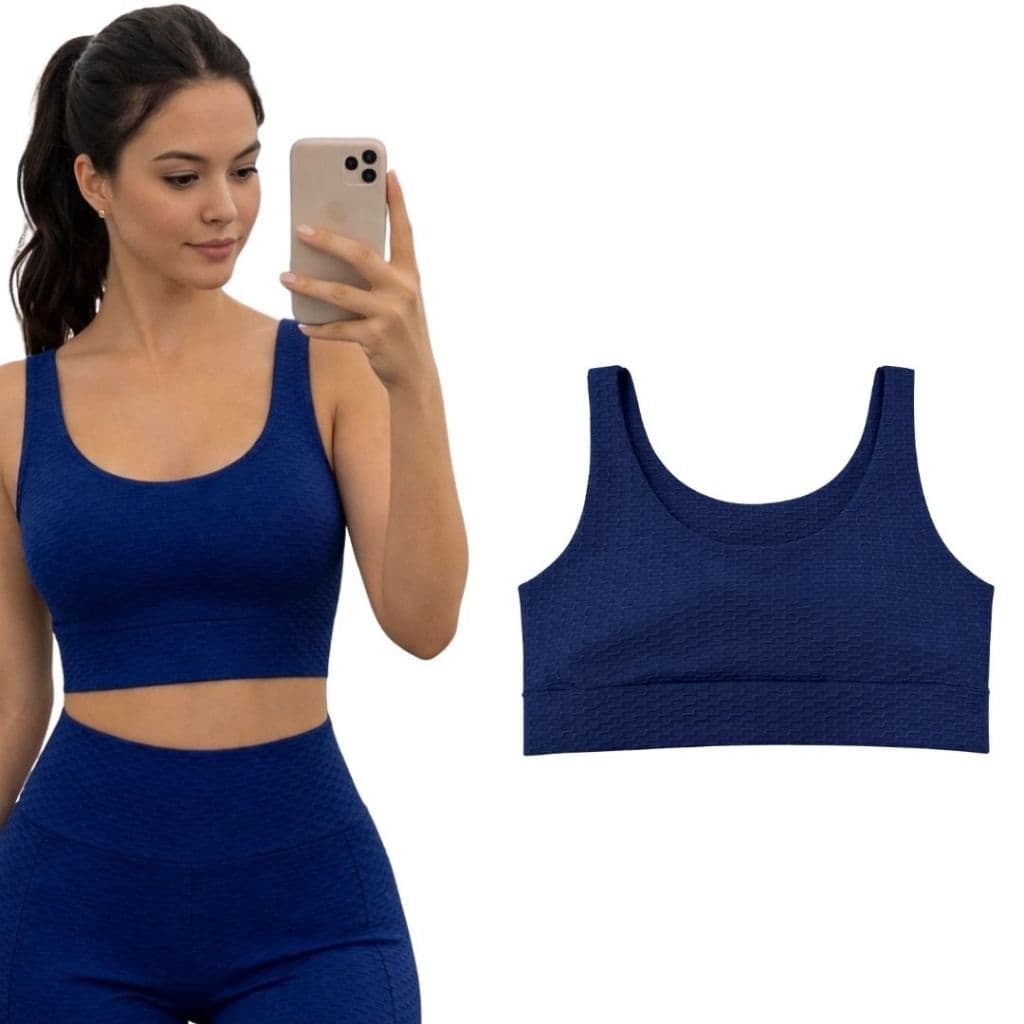 Top feminina Roupa Treino Modelagem Ajustada Alta Performance roupa academia feminina