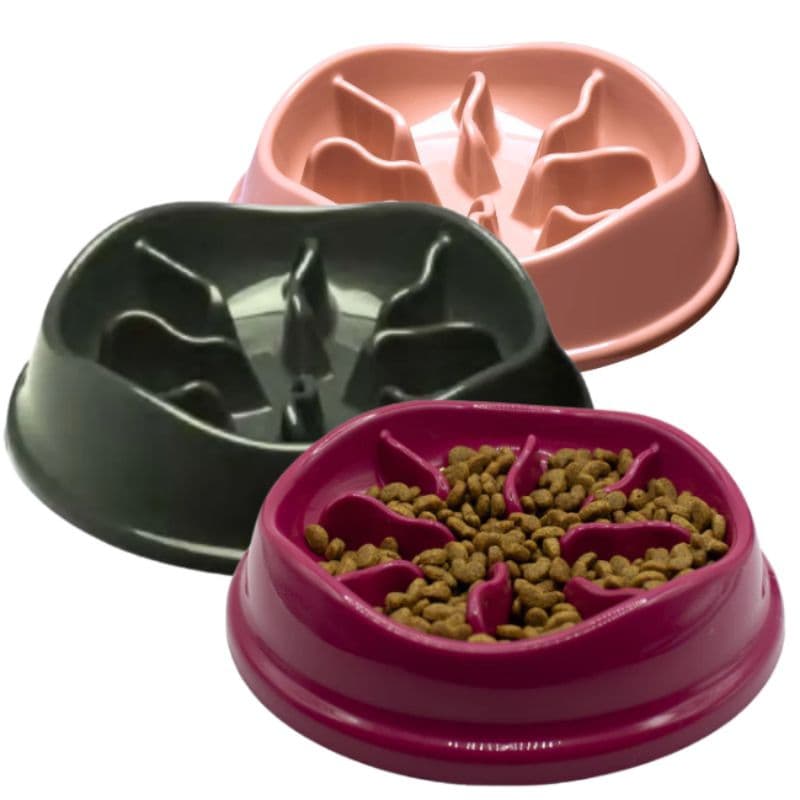 Pote de Ração para Cachorro Slow Feeder 350ml P/ Comedouro Lento Pet Anti Ansiedade Cães e Gatos Tigela Interativa