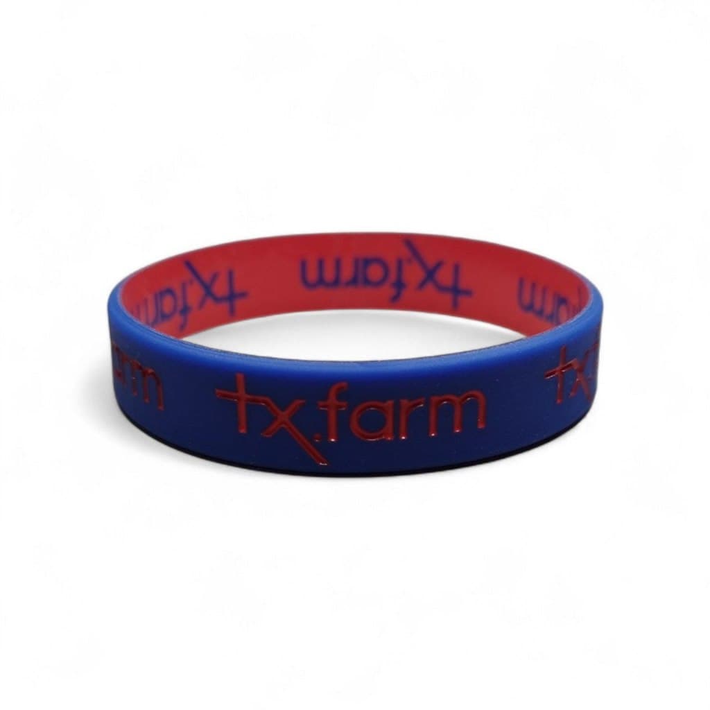 Pulseira de Silicone Texas Farm Infantil - tamanho infantil macia flexível leve confortável