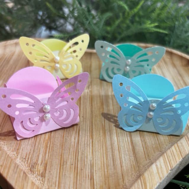 20 - 40 Forminhas Doces  Borboleta com PÉROLAS Forminhas doces finos festa forminha luxo forminha com pérolas festa