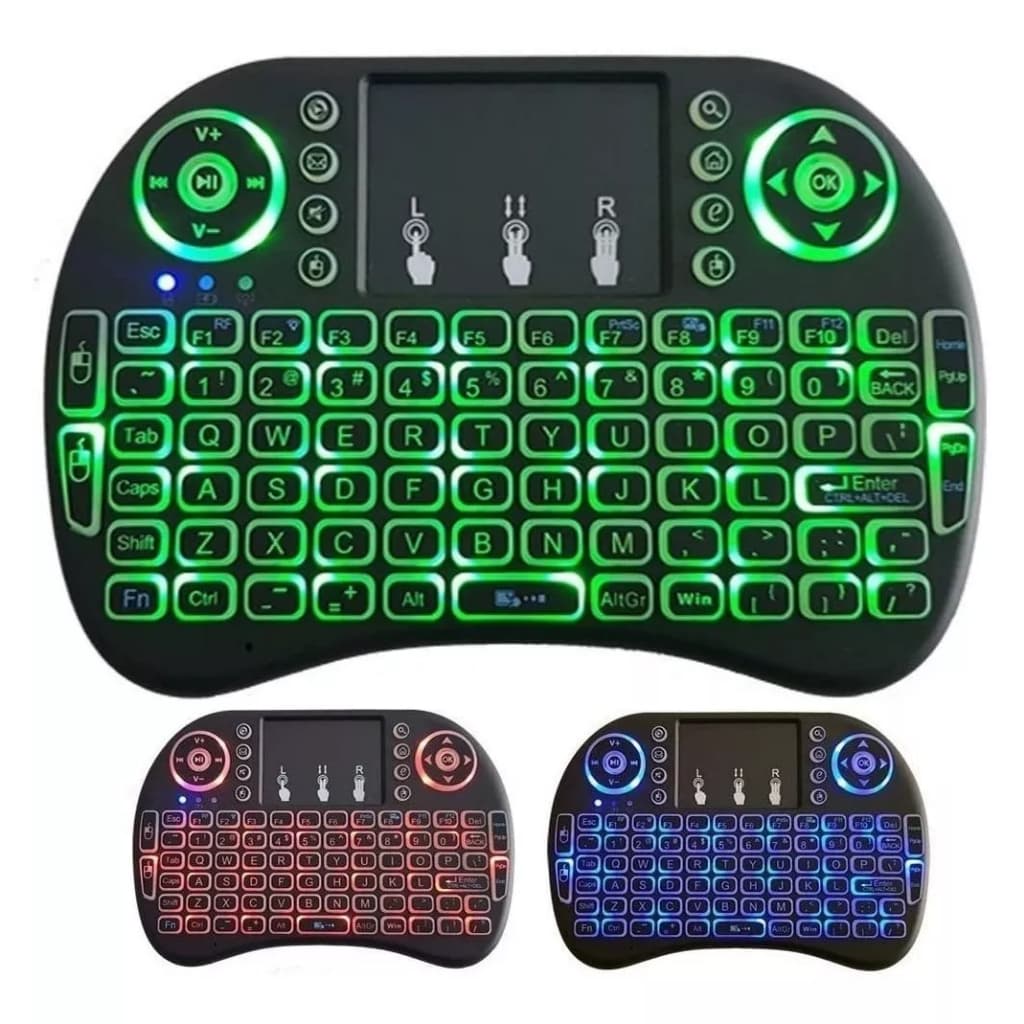 Controle Mini Teclado Keybooar Wireless Usb Smart Tv
