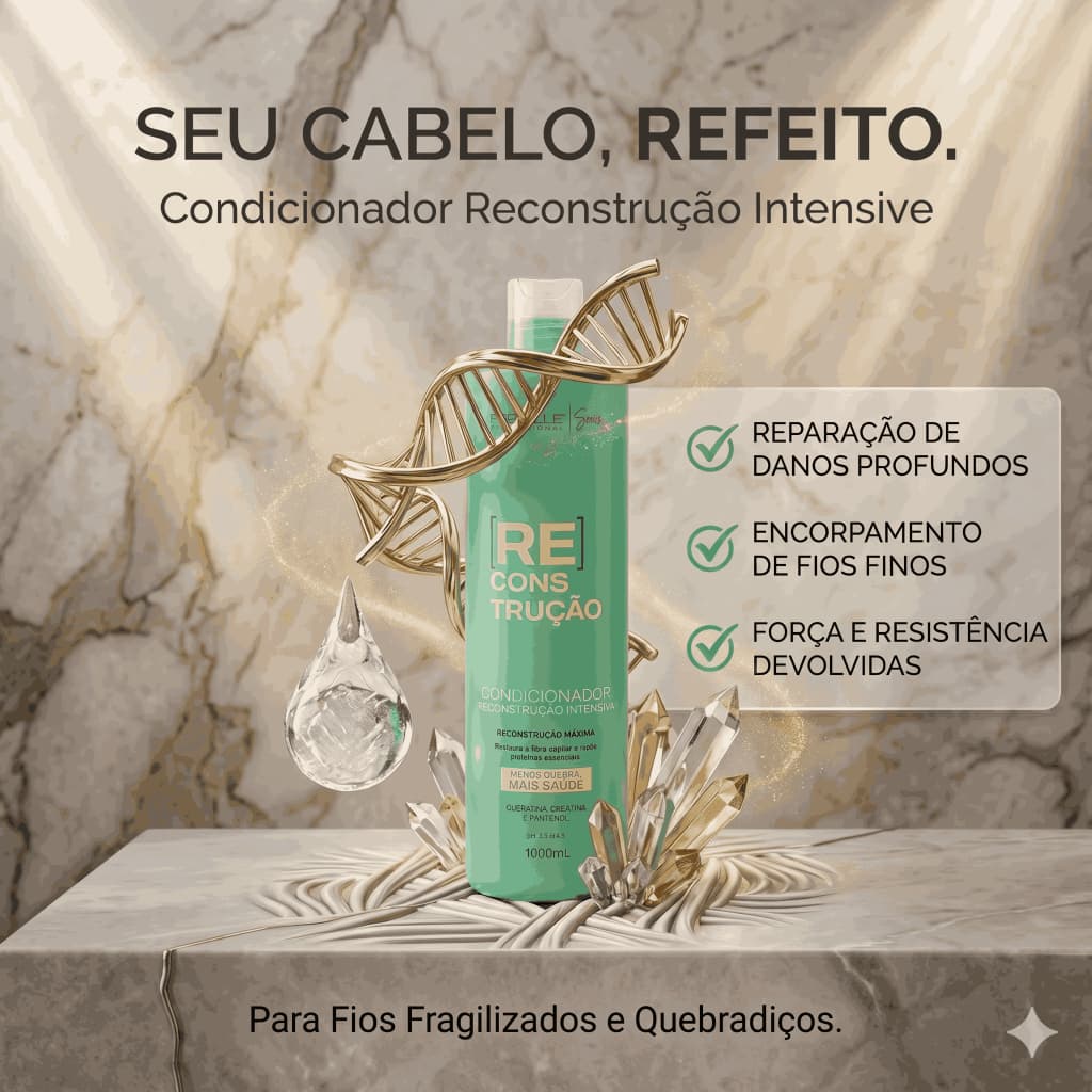 Condicionador Reconstrução Intensiva Forbelle Professional - 1L