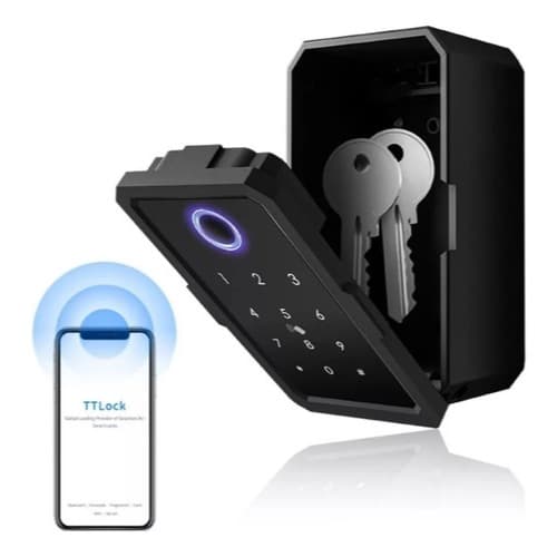 Guarda Chaves Eletrônico Com Senha Remota Sem WiFi Para Locação Airbnb