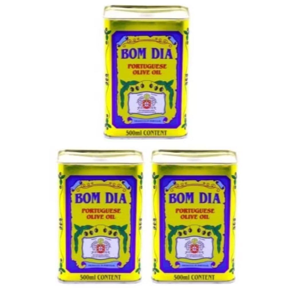 Kit 3 Azeite de Oliva Português Bom Dia Lata 500m Original