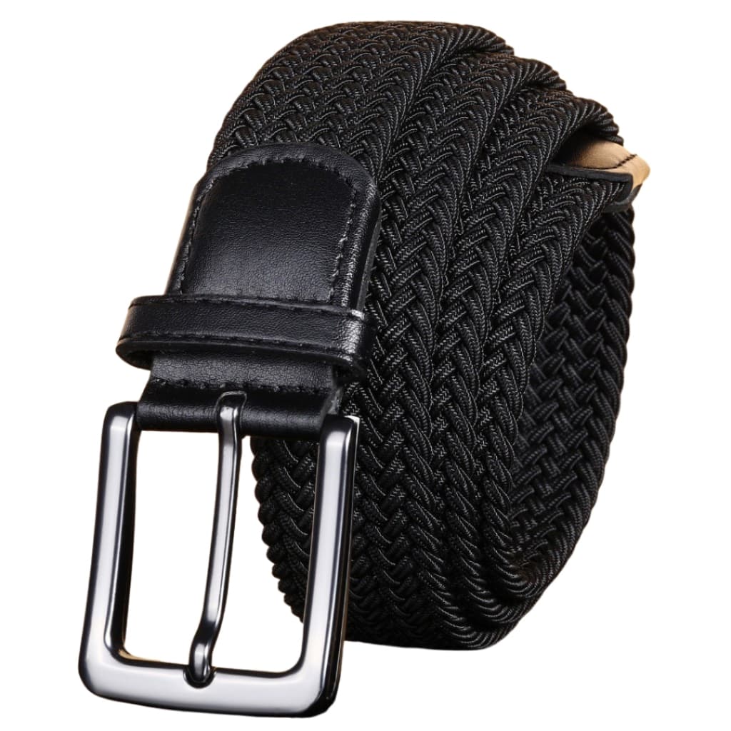 Cinto Masculino Elástico Trançado Estica 125 cm com Fivela