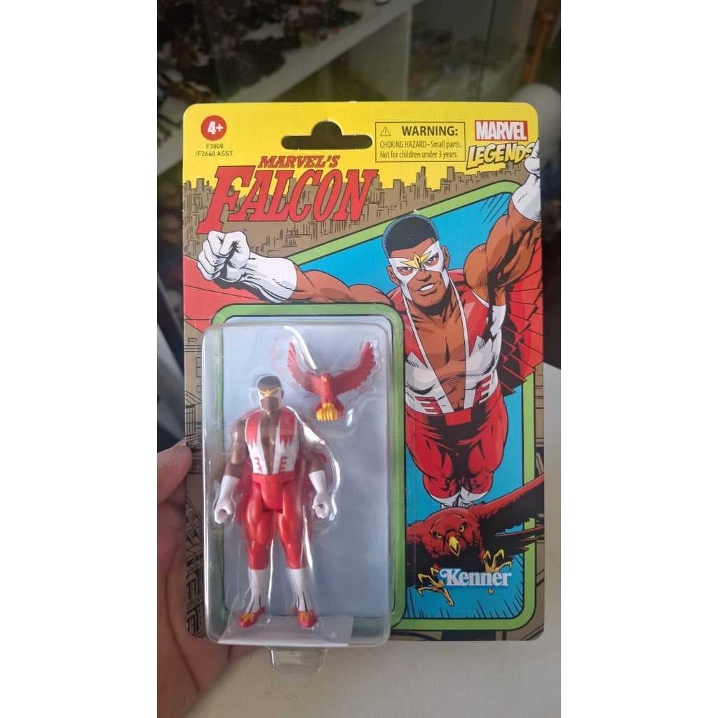Action Figure Falcão Marvel Legends Retro Series 3.75 Polegadas Novo Lacrado