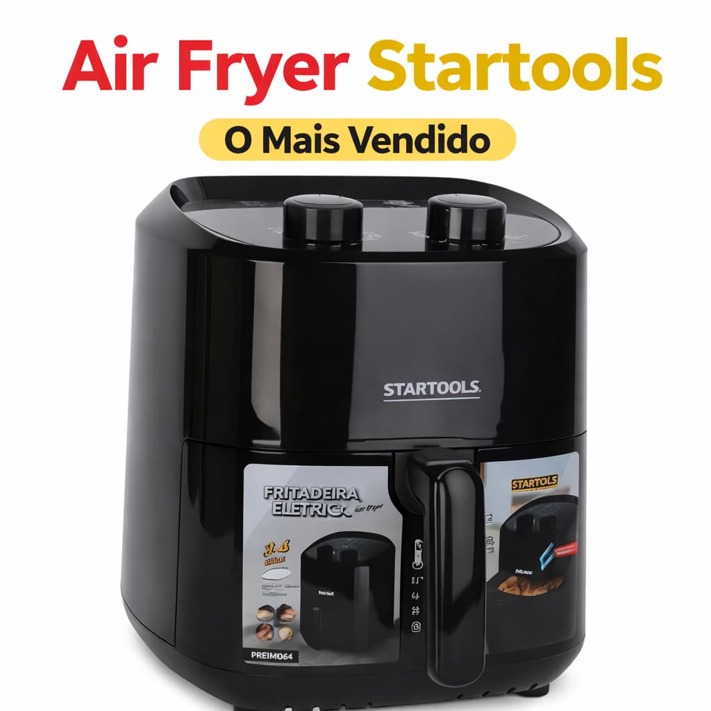 Airfryer Fritadeira Sem Oleo Capacidade 34 Litros Potencia 1200w 220v Cozinha Saudavel
