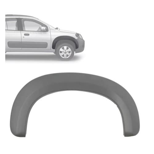 Moldura Paralama Dianteiro Cinza Uno Way Vivace 2011–2014 Original
