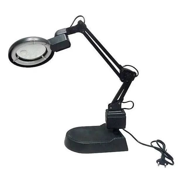 Lâmpada De Mesa Com Lupa E Braço Articulado Para Precisão com led LJJ138