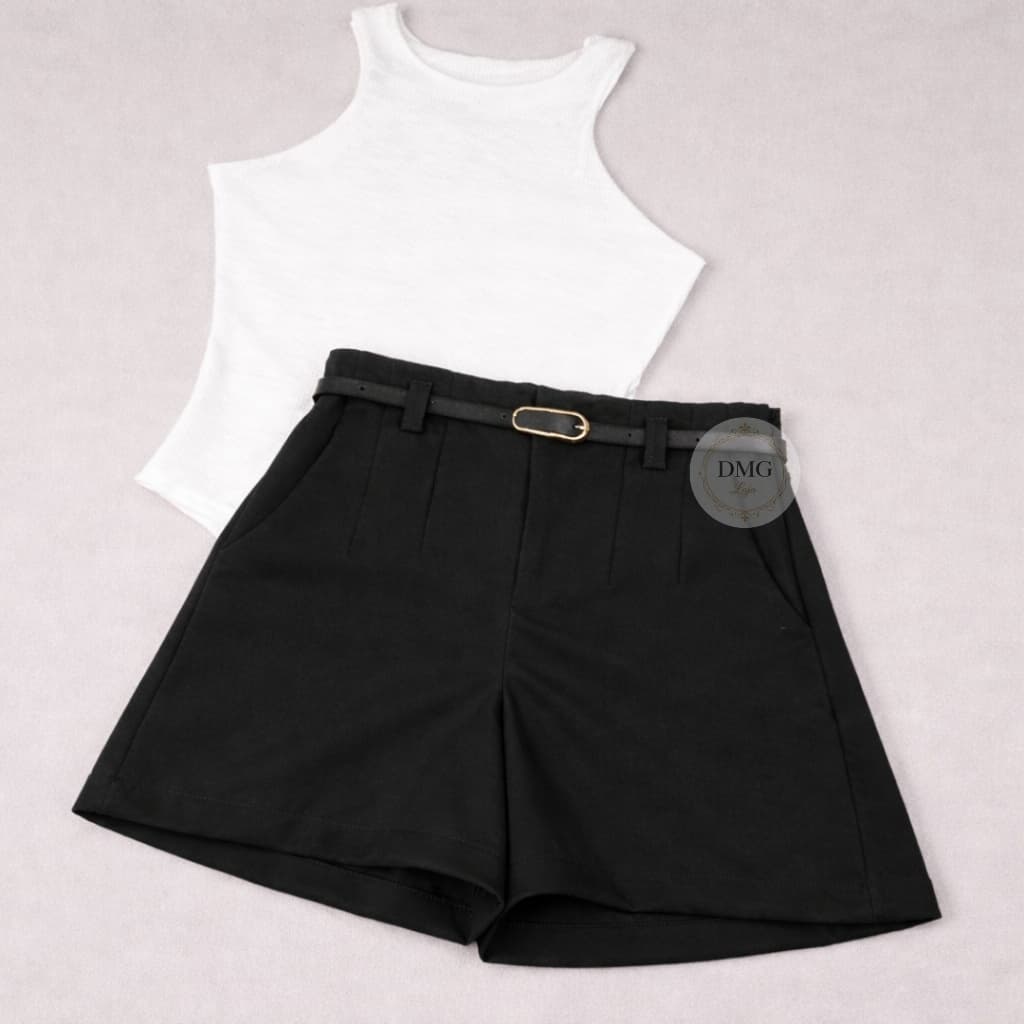 Conjunto Feminino Body Regata + Short Alfaiataria - ENVIO IMEDIATO !