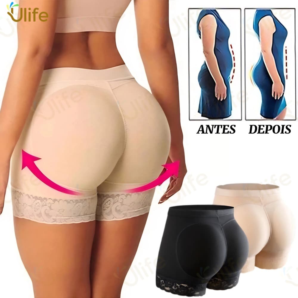 Cuecas Acolchoadas Femininas Para Aumentar O Bumbum , almofadas para levantar o bumbum e controle-UF