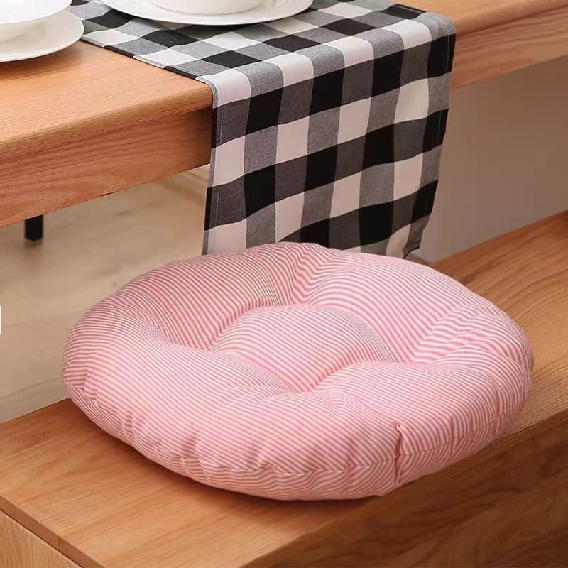 Almofadas para Cadeira com Amarração 45x45cm Futon Assento Macio Cozinha Sala 180g