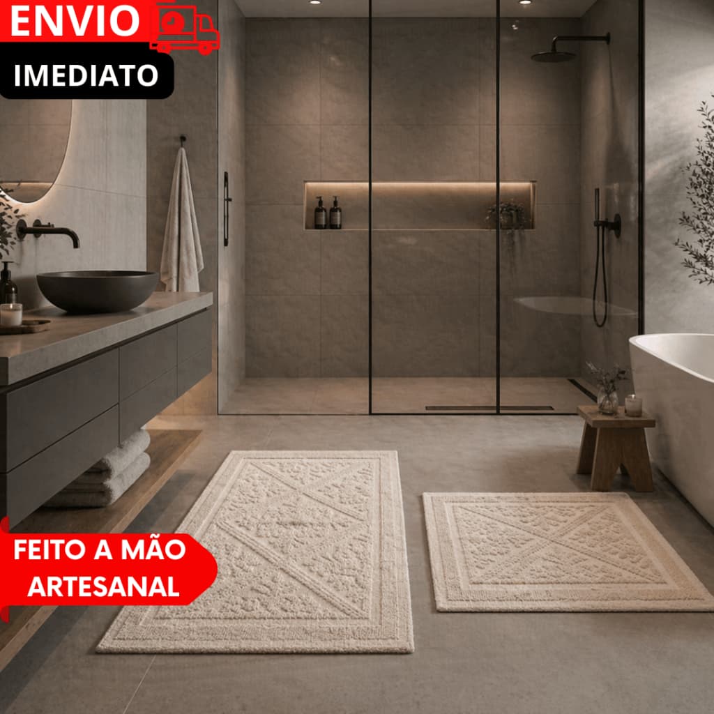 KIT 1/2/3 Tapete Antiderrapante Para Banheiro Box Piscina Sauna Área Serviço Vestiário Lavanderia...