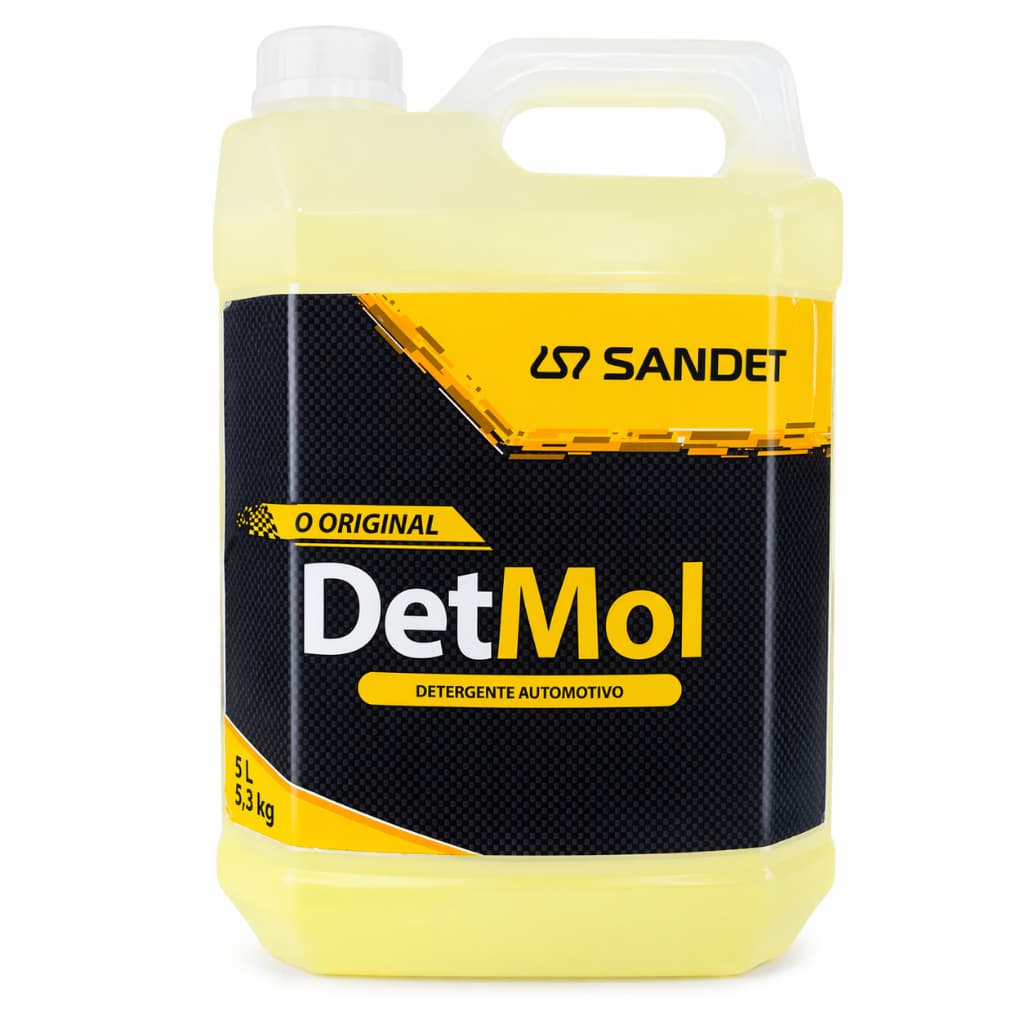 DetMol Sandet 5L Detergente Automotivo Concentrado Limpeza Pesada